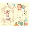 پارچه ماهگرد نوزاد طرح پری الپی کیدز LPKids