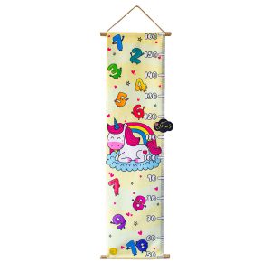 چارت قد مدل ابر رشد طرح Numbers Unicorn نی نی شادی