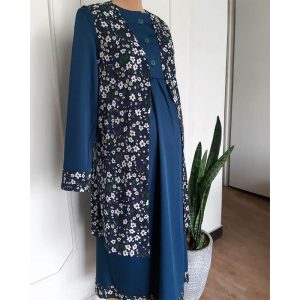 مانتو بارداری ماه سیما سرمه ای آناندا Ananda