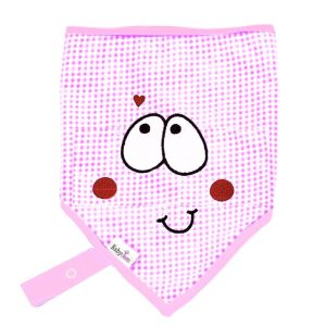 پیشبند نوزاد سه گوش طرح دار بیببی جم Baby Jem