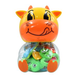 پک جغجغه 5 عددی قلک شو طرح گاو Baby Toys