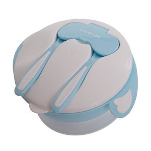 ظرف غذای درب دار با قاشق و چنگال کیکا بو Kikka boo