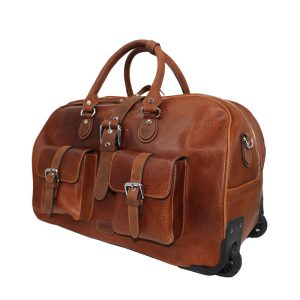 ساک لوازم چرم چرخدار کد 1010 ماماز پاپاز MamasPapas