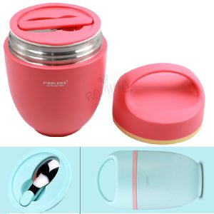فلاسک غذای استیل 820 میل قاشق دار پینکا Pinkah