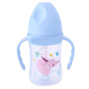شیشه شیر دسته دار 180 میل طرح روباه رووکو Rovco