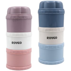 انبار غذا و شیرخشک سه طبقه طرح گل رووکو Rovco