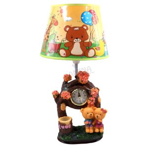 آباژور ساعت دار خرسی اتاق کودک