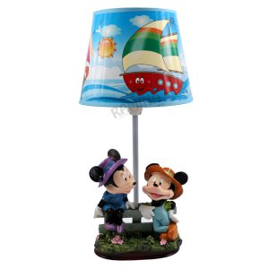 آباژور اتاق بچه با طرح دختر و پسر