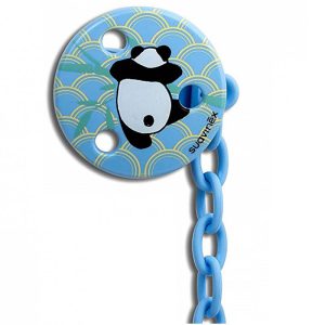 بند پستانک طرح پاندا آبی سواوینکس Suavinex