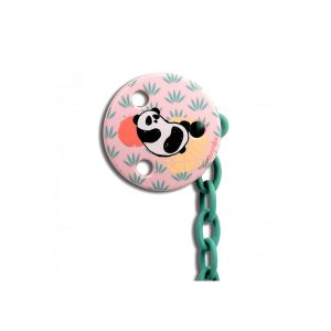 بند پستانک طرح پاندا صورتی سواوینکس Suavinex