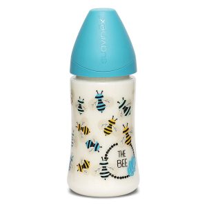 شیشه شیر 270 میل با سرشیشه سه حالته سواوینکس Suavinex