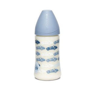 شیشه شیر 270 میل طرح ماشین ها سواوینکس Suavinex