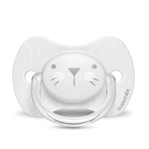 پستانک 6-0 ماه بادامی طرح خرگوش سواوینکس Suavinex