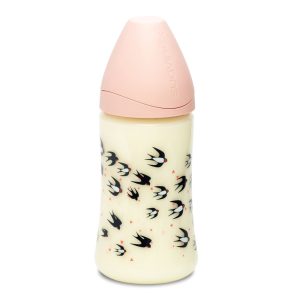 شیشه شیر 270 میل با سرشیشه گرد سواوینکس Suavinex