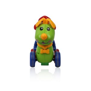 اسباب بازی کششی سگ و آدمک دو رنگ بیبی فورلایف Baby4life