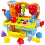 اسباب بازی موزیکال و چراغ دار جعبه ابزار 907 هالی تویز Huile Toys