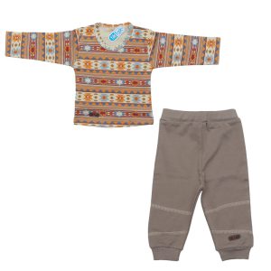 ست بلوز آستین بلند با شلوار طرح مکزیکی تیک تاک Tik Tak