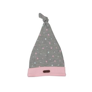 کلاه بوقی طرح خرگوش تکه دوزی برگ سبز Barge Sabz