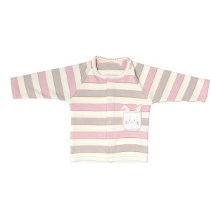 مانتو طرح راه راه خرگوش برگ سبز Barge Sabz