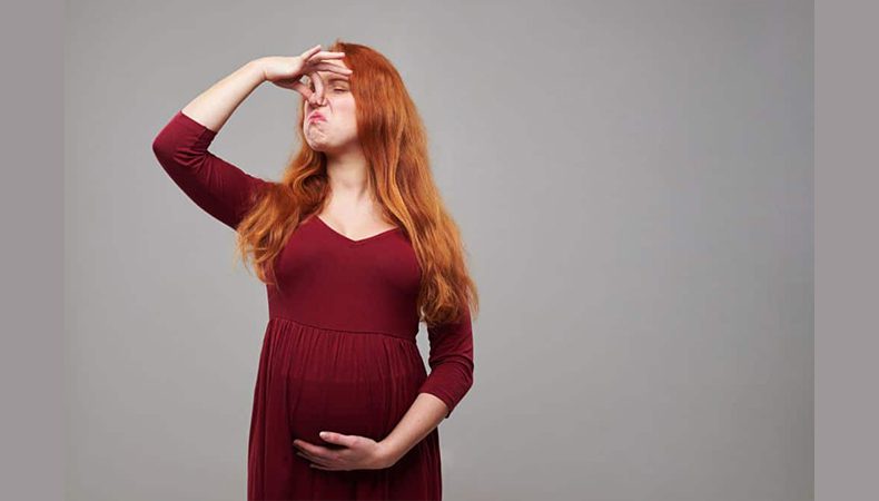 عرق کردن در دوران بارداری