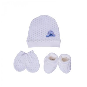 ست کلاه پاپوش و دستکش بیبی فورلایف Baby4life