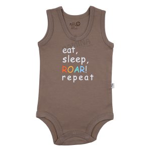 زیردکمه دار رکابی طرح شیر نیلی Nili