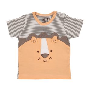 بلوز آستین کوتاه طرح شیر نیلی Nili