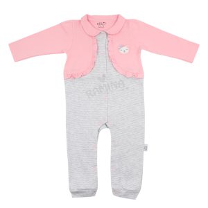 سرهمی مچدار طرح لاولی صورتی نیلی Nili