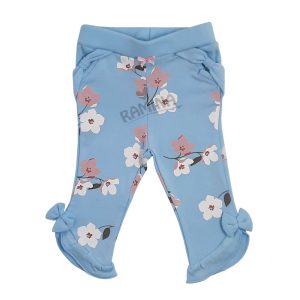 شلوار طرح لاولی گلدار نیلی Nili