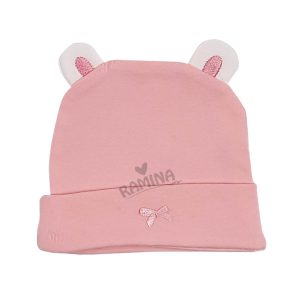 کلاه گرد کشی طرح لاولی صورتی نیلی Nili