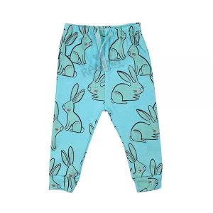 شلوار نوزادی مامازپاپاز آبی طرح خرگوش