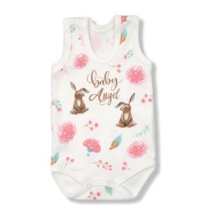 زیردکمه دار رکابی طرح دو خرگوش تیک تاک Tik Tak