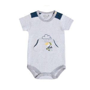 زیر دکمه دار آستین کوتاه طرح توکا نیلی Nili