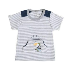 بلوز آستین کوتاه طرح توکا نیلی Nili