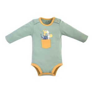 زیر دکمه دار آستین بلند طرح زو نیلی Nili