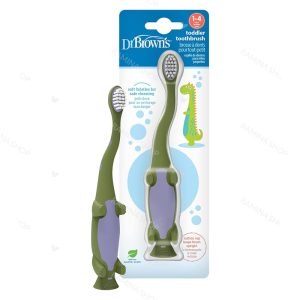 مسواک کودک طرح دایناسور دکتر براون Dr Brown's