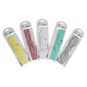 هدبند نوزاد رنگارنگ برگ سبز Barge Sabz