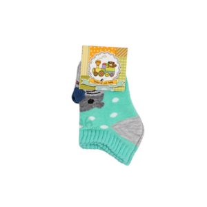 جوراب عروسکی طرح دار 0 تا 3 ماه جام جم