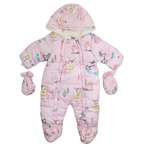 کاپشن سرهمی طرح دختر و جنگل Mother's babybear