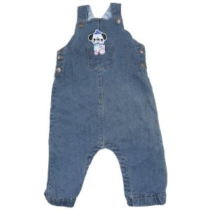 شلوار پیش بندی نوزاد جين طرح سگ Dupareil