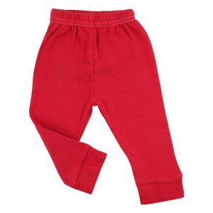 شلوار نوزادی رنگ قرمز بیبی فورلایف Baby4life