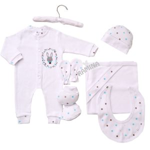 ست لباس بیمارستانی نوزادی 7 تکه طرح خرگوش مادرکر Mothercare