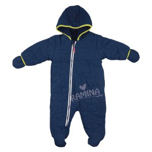 کاپشن سرهمی نوزادی پسرانه طرح ستاره سرمه ای