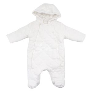 سرهمی نوزاد کلاه دار سفید جورج George