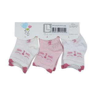 جوراب نوزادی 3 عددی 6 تا 9 ماه بیبی لایک Baby Like