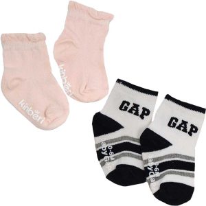 جوراب مچدار نوزادی سه عددی 0 تا 6 ماه