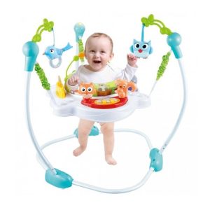 جامپر موزیکال نوزاد طرح جغد و سنجاب