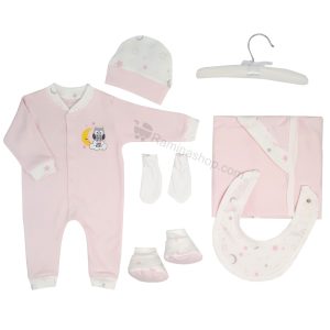 ست لباس بیمارستانی نوزادی 7 تکه طرح جغد مادرکر Mothercare