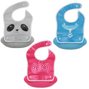 پیشبند کودک کاسه ای سیلیکونی دکمه دار