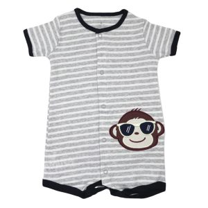 رامپر پسرانه طرح میمون عینکی کارترز Carters